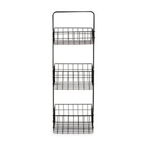 Kirby Three Tier Black Storage Caddy