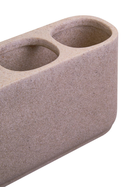 Canyon Large Natural Stone Effect Toothbrush Holder - Image 5