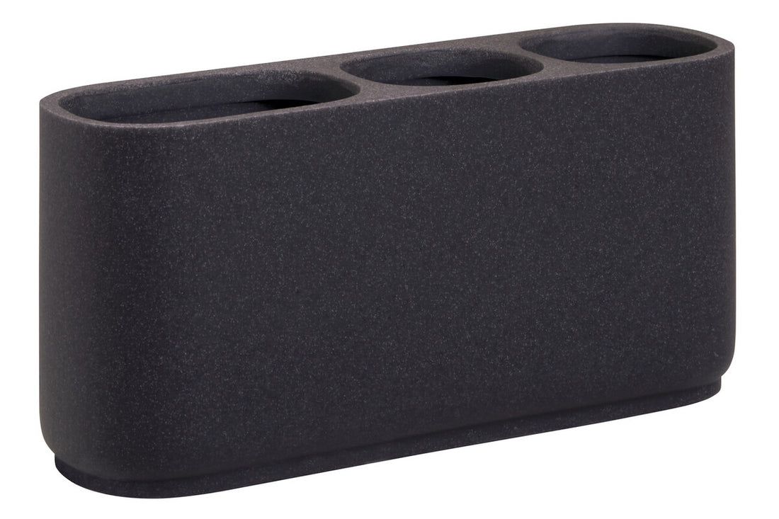 Canyon Large Grey Stone Effect Toothbrush Holder - Image 2