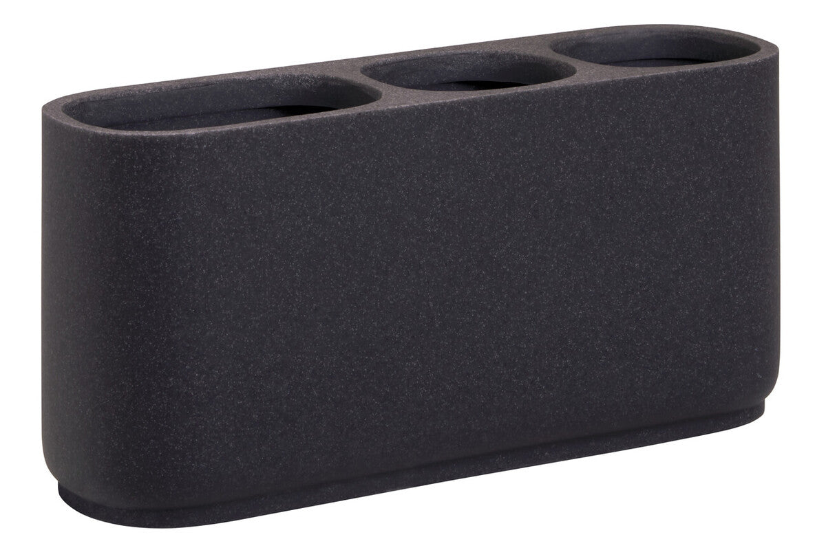 Canyon Large Grey Stone Effect Toothbrush Holder - Image 2