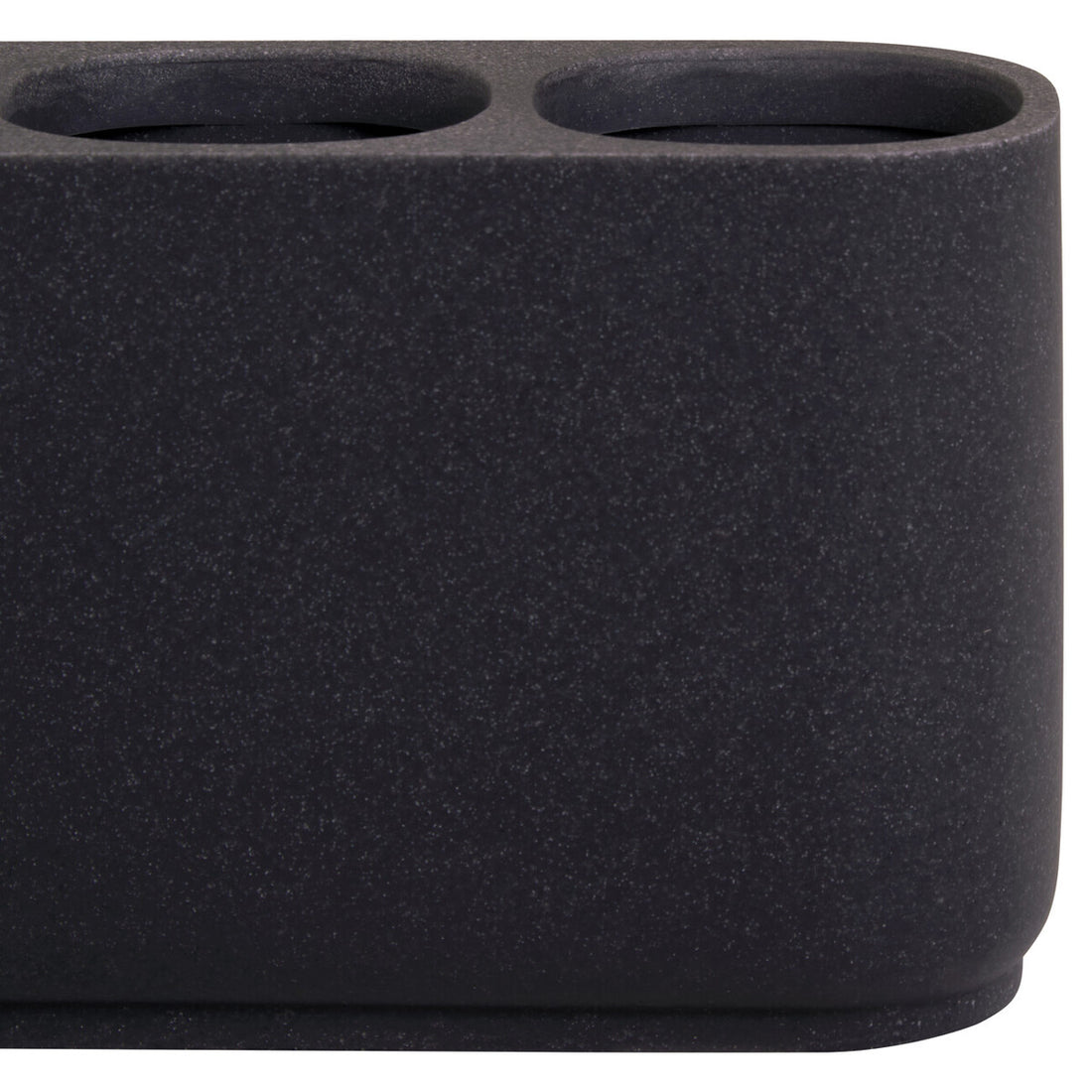 Canyon Large Grey Stone Effect Toothbrush Holder - Image 4