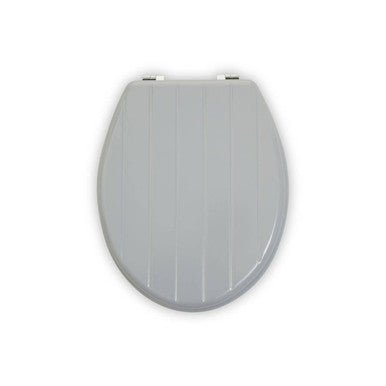 Gray toilet seat on a white background