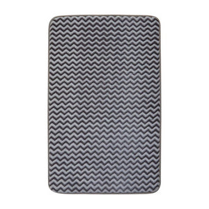 Soak Chevron Bath And Pedestal Mat Set