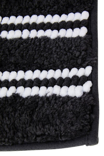 Soak Large Charcoal Grey Bath Mat - Image 4