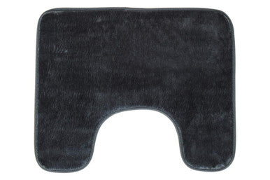 Soak Charcoal Grey Bath And Pedestal Mat Set