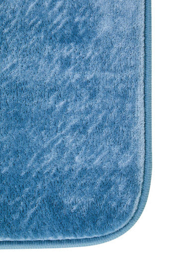 Soak Denim Blue Bath And Pedestal Mat Set - Image 5