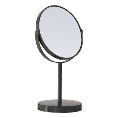 Marisha Grey Metal Small Swivel Table Mirror