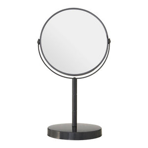 Marisha Grey Metal Small Swivel Table Mirror