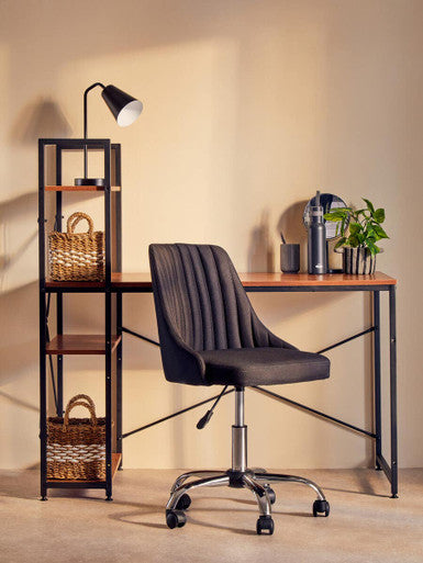 Marisha Grey Metal Small Swivel Table Mirror - image 6