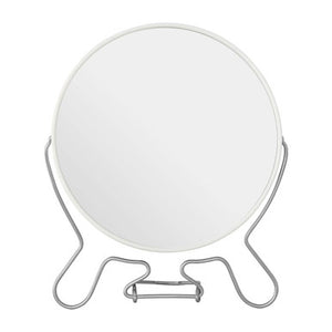 Mison White Metal Large Shaving Mirror