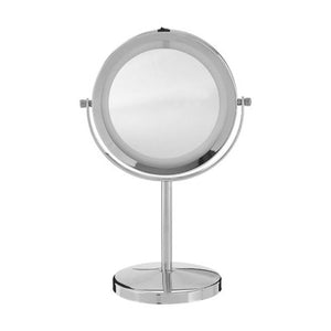 Clara Chrome LED Table Mirror