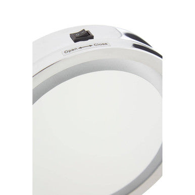 Clara Chrome Plated Led Mirror