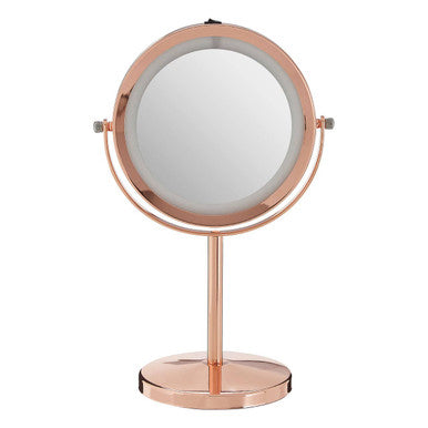 Clara Rose Gold Led Mirror