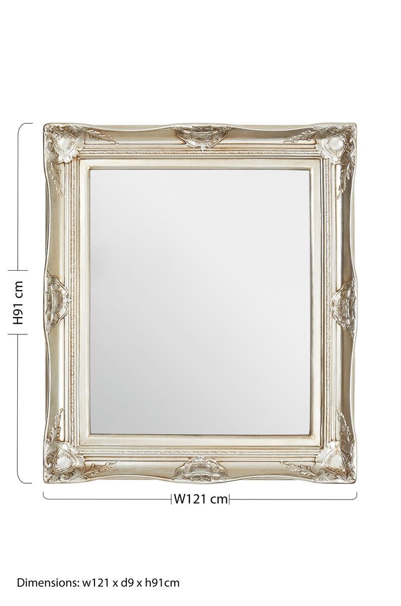 Adelere Ornate Metallic Foliage Wall Mirror