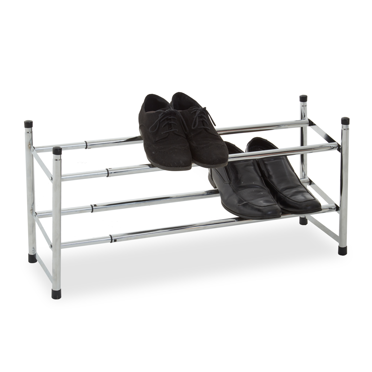 Tavia Extendable and Stackable 2 Tier Shoe Rack