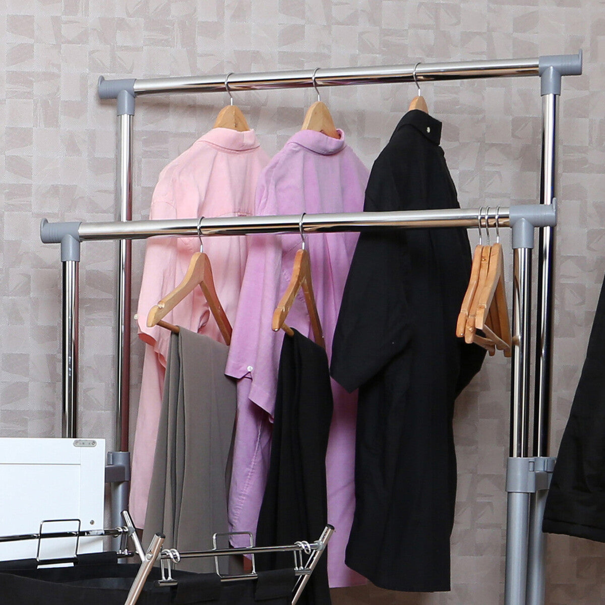 Cintre Set Of Twenty Wooden Clothes Hangers