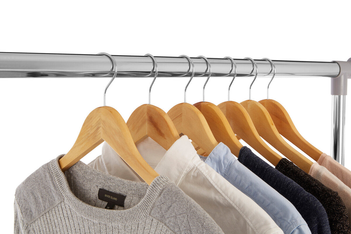 Cintre Set Of Twenty Wooden Clothes Hangers