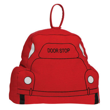 Red Fabric Car Door Stop
