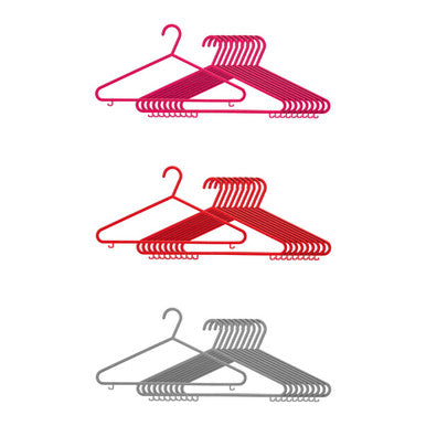 Set Of Ten Grey Plastic Hangers - image 4