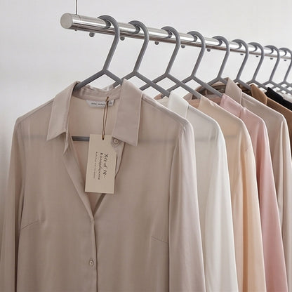 Set Of Ten Grey Plastic Hangers