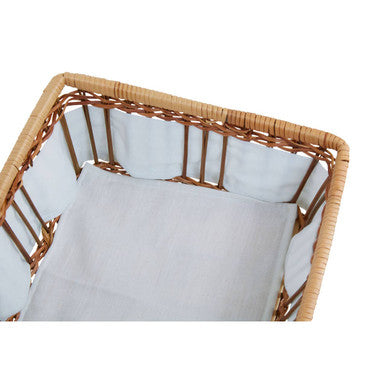 Set Of Two Natural Fern With Lining Baskets