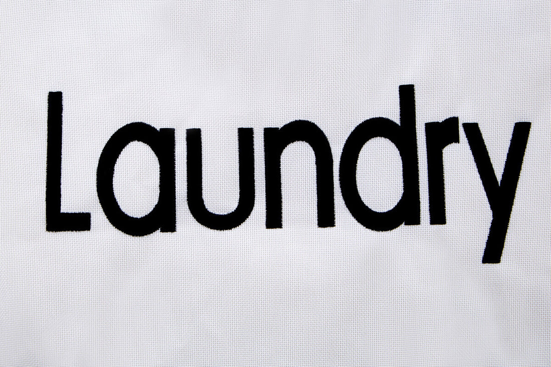 White Polyester Laundry Bag - Image 5