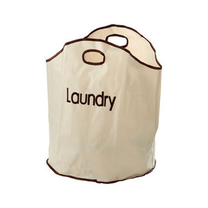 Cream  Polyester Laundry Bag | GreenLoop