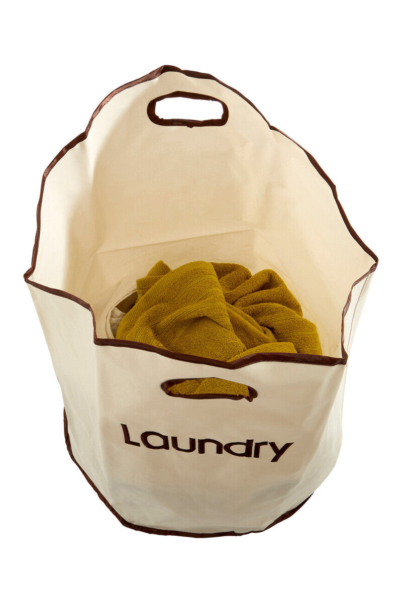 Green Loop Cream  Polyester Laundry Bag