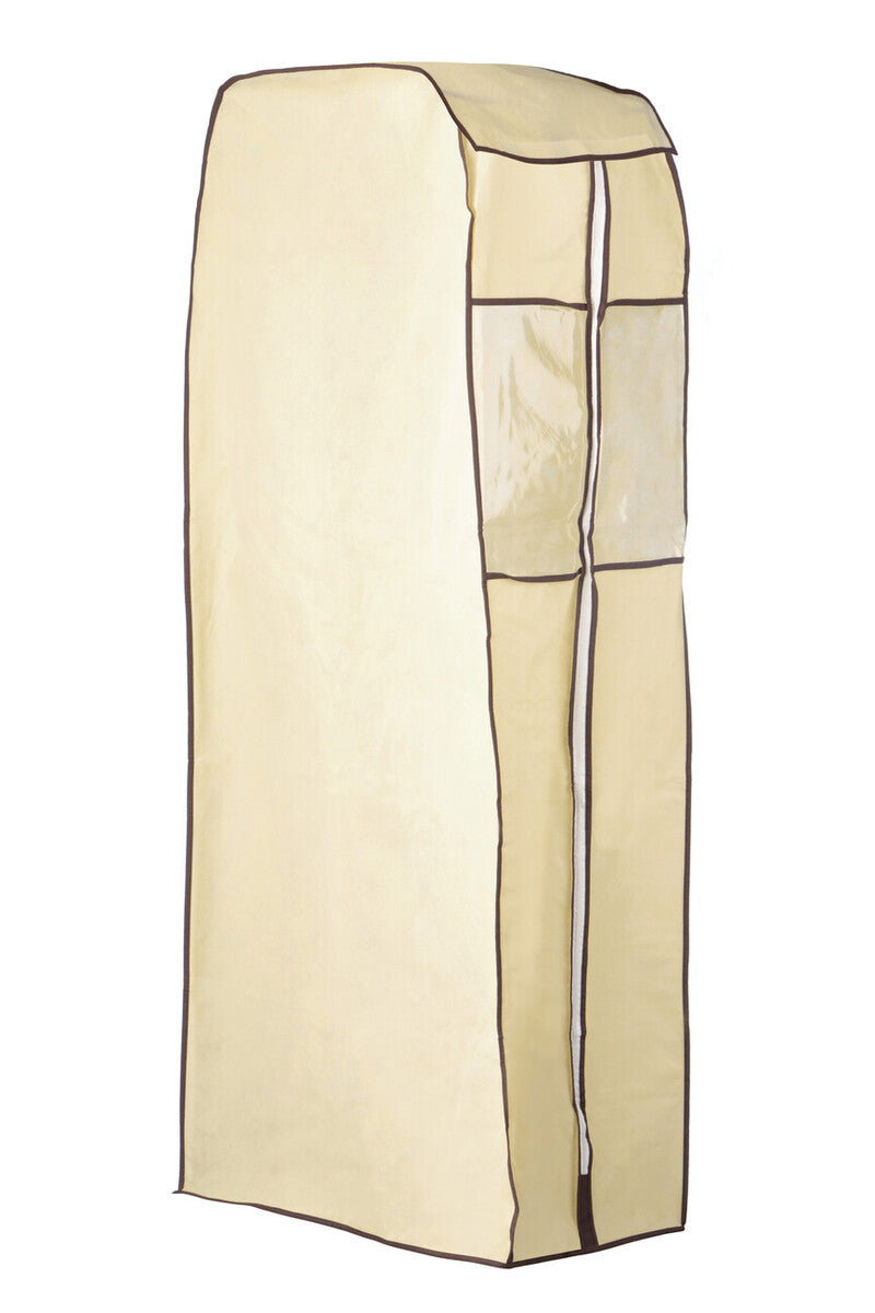 Verti Cream Polyester Hanging Wardrobe Cover