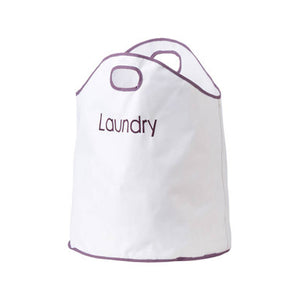 Green Loop White and Purple Laundry Bag