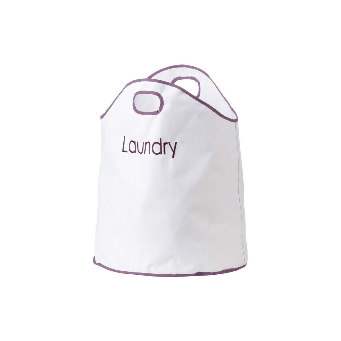 Oxford Purple Trim Laundry Bag