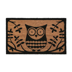 Coir Owl Doormat
