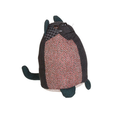 Heritage Small Green Cat Door Stop