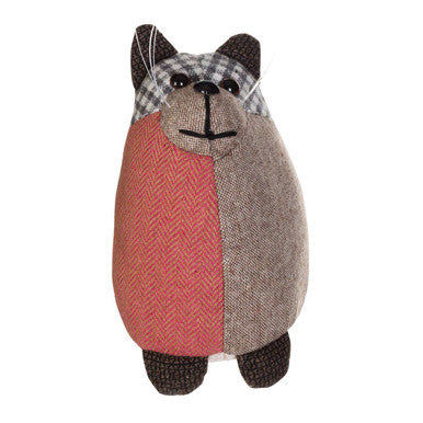 Heritage Small Brown Cat Door Stop