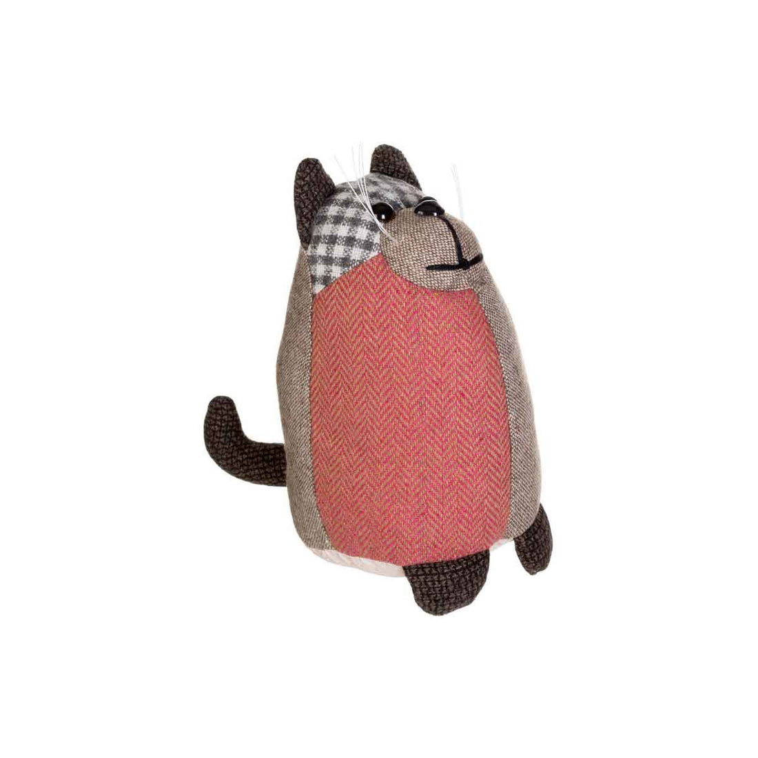 Heritage Small Brown Cat Door Stop