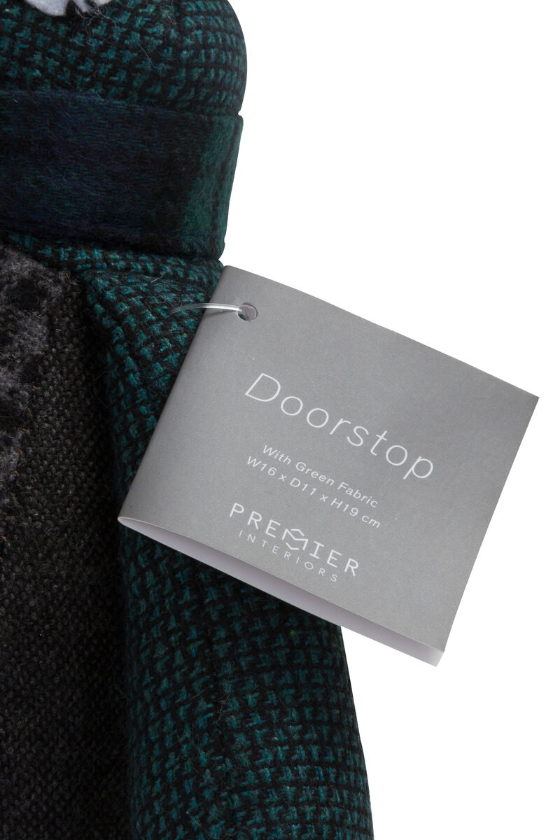 Heritage Green Small Penguin Door Stop - image 2