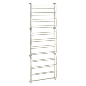 Tavia Over Door Cream 12 Tier Shoe Rack