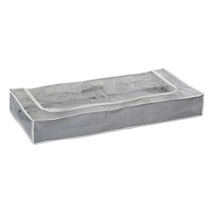 Tavia Grey Underbed Storage Bag with Window