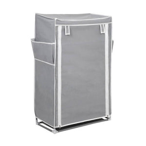 Grey 5 Tier Shoe Rack with Cover | Tavia