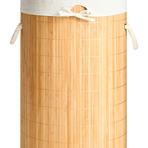 Natural Round Laundry Hamper | Kankyo