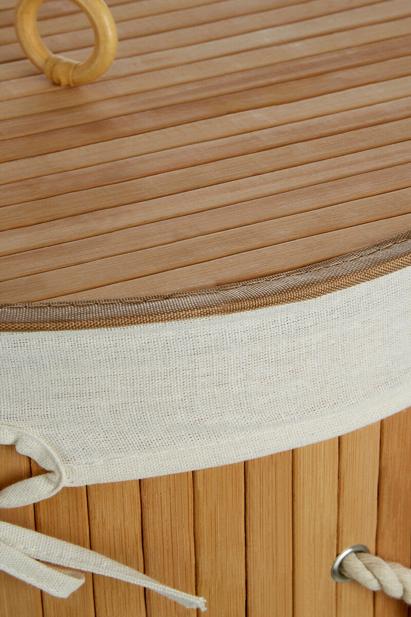 Kankyo Natural Round Laundry Hamper