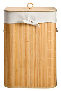 Kankyo Natural Bamboo Square Laundry Hamper