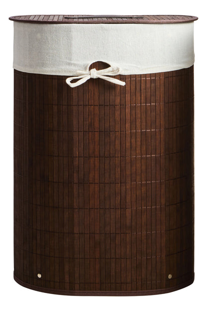 Kankyo Dark Brown Oval Laundry Hamper