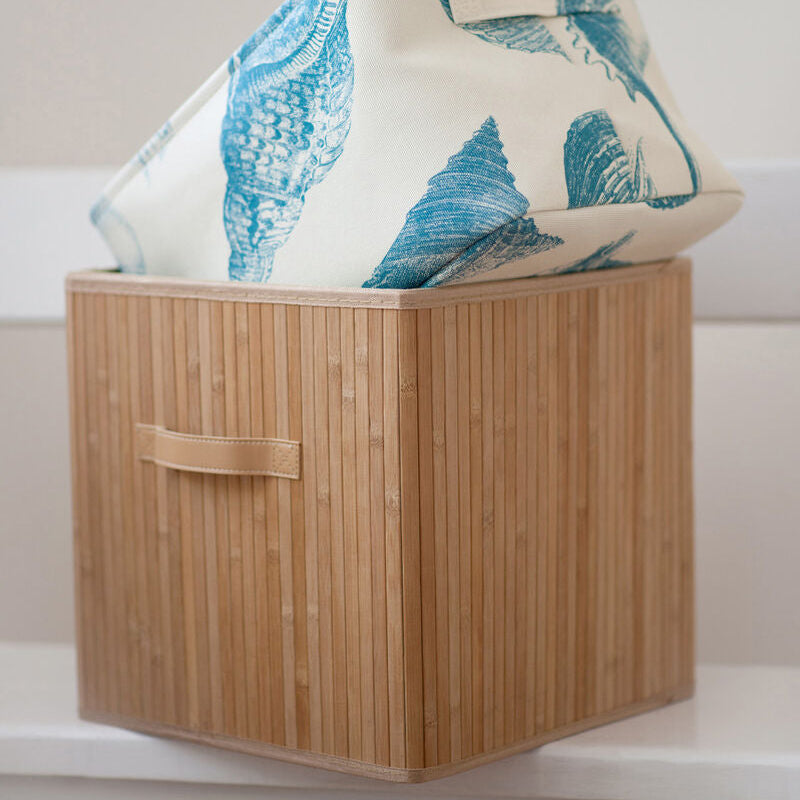 Kankyo Natural Bamboo Storage Box with Handles