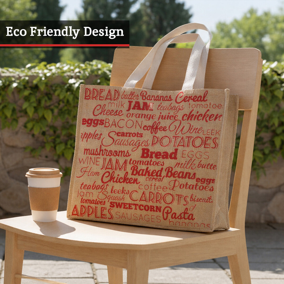 Jade Food Stuff Shopping Bag