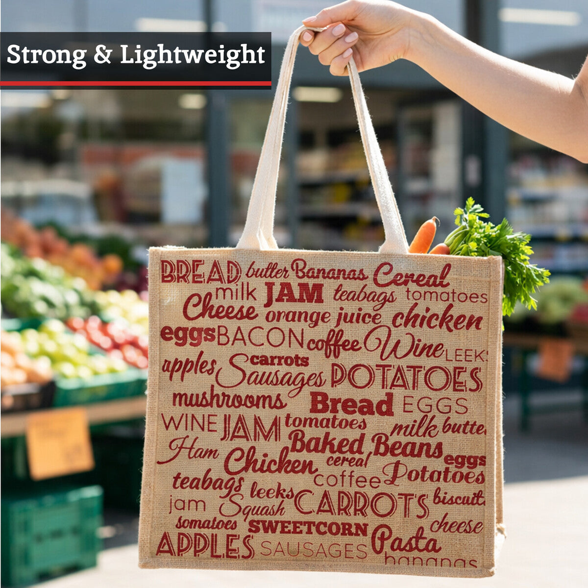 Jade Food Stuff Shopping Bag