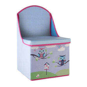 Children's Owl Design Storage Seat | Children's Storage