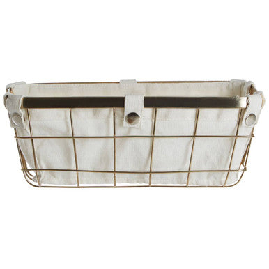 Harga Small Gold Finish Iron Wire Storage Basket