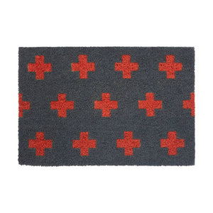 Coir Neon Crosses Doormat