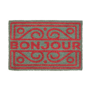 Neon Bonjour Coir Doormat
